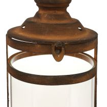 Deco Lucerna Lucerna Rust Look Metal Deco Ø15cm H46cm