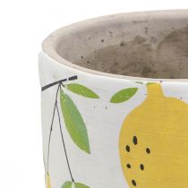 Květináč keramický citronový dekorativní květináč letní V17cm