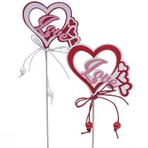 položky Květinová zátka ozdobná &quot;Love&quot; Valentýn 25,5 cm 16 ks