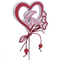 položky Květinová zátka deko zátka &quot;Love&quot; Valentýn 25,5cm 16ks