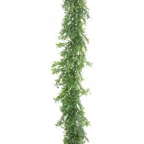 Umělá rostlinná girlanda, buxusový úponek, dekorace zelená L125cm