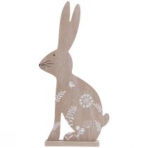 položky Velikonoční zajíček Velikonoční dekorace dřevěný dekorativní zajíček sedící 20×40cm