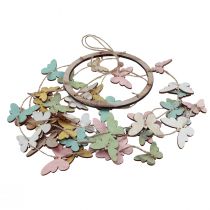 položky Zvonkohra dekorace motýli dekorace na okno dřevo Ø15cm 55cm