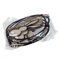 položky Velikonoční dekorace zajíček na zavěšení Velikonoční dekorace dřevěná 13cm 4ks