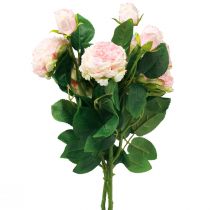 položky Umělé růže Růžové Umělé růže Suchý vzhled 53cm 3ks