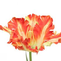 položky Umělý květ papoušek tulipán umělý tulipán oranžový 69cm