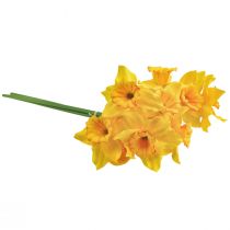 položky Dekorace narcisy umělé květiny žluté narcisy 38cm 3 ks