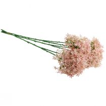 položky Ozdobná květina Wild Allium umělá růžová 70cm 3ks