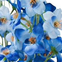 položky Delphinium Delphinium umělé květiny modré 78cm 3ks