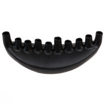 položky Váza Dekorace keramický lodní stůl Černá Abstraktní Moderní H15cm