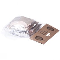 položky Vajíčka medová na závěsná kraslice Bílá oranžová 6cm 6 ks