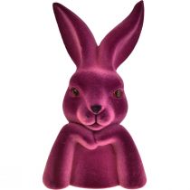 Bunny Thinking Flocked Bunny Bust Easter 16,5×13×27cm