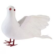 položky Svatební dekorace dekorační holubice bílá dekorace svatební holubice 17×23cm