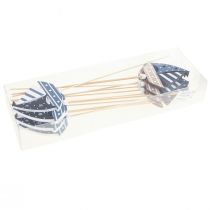 položky Námořní dekorace člun květinový špunt dekorace loď 7cm 14ks