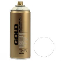 Barva ve spreji bílá barva ve spreji Montana Gold Shock White 400ml