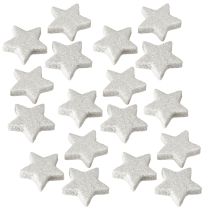 položky Rozptýlené hvězdičky s třpytivým krémem 2,5 cm 96 ks