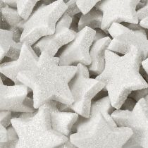 položky Rozptýlené hvězdičky s třpytivým krémem 2,5 cm 96 ks