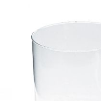 položky Skleněná váza skleněný válec váza na květiny skleněná dekorace V15cm Ø15cm