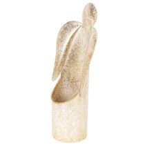položky Svícen figurka anděla zlatá slavnostní dekorace 27cm
