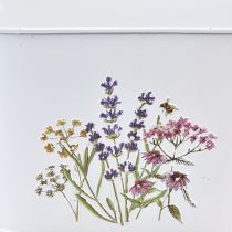 položky Květinová mísa z kovu miska na květiny květináč 27×16×15,5cm