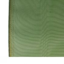 Věnec moaré věnec zelený 175mm 25m šalvěj zelený