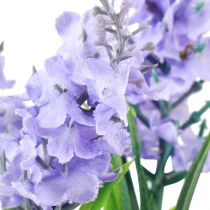 položky Umělý hyacint v květináči mořská tráva modrá fialová 16/17cm 2ks