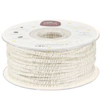 položky Knot Glamour bílá/stříbrná s drátem 33m