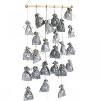 položky Adventní kalendář na vyplnění adventního dekoračního sáčku H110cm