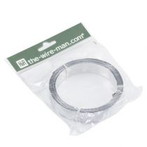 položky Hliníková plochá drátěná stuha, matně stříbrná, 20 mm x 5 m - dekorativní stuha, tvoření, DIY