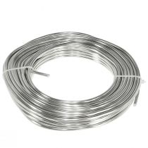 položky Hliníkový drát stříbrný lesklý řemeslný drát dekorační drát Ø5mm 1kg