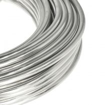 položky Hliníkový drát stříbrný lesklý řemeslný drát dekorační drát Ø5mm 1kg