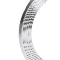 položky Hliníkový plochý drát stříbrný 5mm x 1mm 2,5m