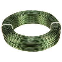 položky Hliníkový drát zelený Ø2mm, řemeslný drát tmavě zelený 500g 60m