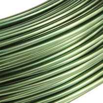položky Hliníkový drát zelený Ø2mm, řemeslný drát tmavě zelený 500g 60m