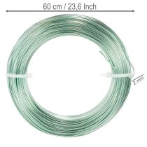 položky Hliníkový drát 2mm dekorativní drát pro řemesla 60m 500g