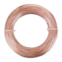 Hliníkový drát hliníkový drát 2mm bižuterní drát růžové zlato 60m 500g