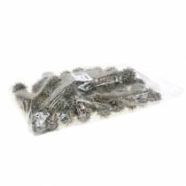 položky Sweetgum šišky přírodní prané bílé 250g