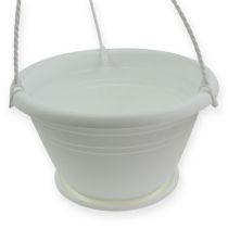 položky Závěsný košík Galicia Ø30cm bílý