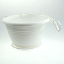 položky Závěsný košík Galicia Ø30cm bílý