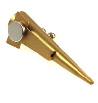 položky Svatební jehlice s magnetem, matná zlatá 7cm