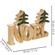 položky Vánoční dekorace Noel stojan se dvěma jedlemi 18cm