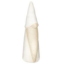 položky Dekorativní figurka trpaslíka na postavení, vánoční dekorace, keramika, 22 cm