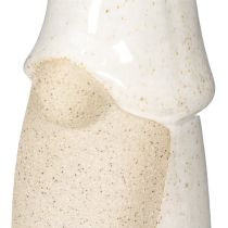 položky Dekorativní figurka trpaslíka na postavení, vánoční dekorace, keramika, 22 cm