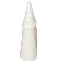 položky Dekorativní figurka trpaslíka na postavení, vánoční dekorace, keramika, 22 cm