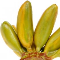 Umělý banánový trs, ozdobné ovoce, baby banánky L7–9cm