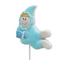 Dětská ozdobná zátka růžová, modrá 5cm L25cm 4ks