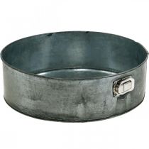 položky Květináč, ozdobný pekáč, pérová forma na sázení, kovová dekorace Ø24cm V7,5cm