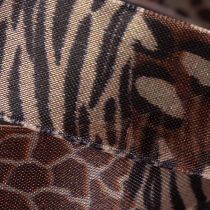 položky Dekorativní stuha, zvířecí vzor, leopardí vzor, dárková stuha, šířka 25 mm, délka 20 m