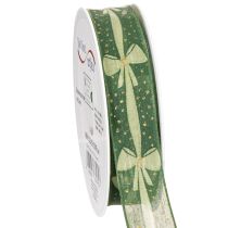 položky Dárková stuha s mašlemi pro kreativní nápady, 25 mm x 18 m