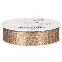 položky Dárková stuha s leopardím vzorem pro kreativní dekorace a floristiku, 25 mm x 20 m
